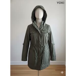 Yoki Olive Green Utility Jacket Sz. M